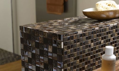 Mosaïque en verre - GL-2488 - BÄRWOLF - polie / de salle de bain / murale