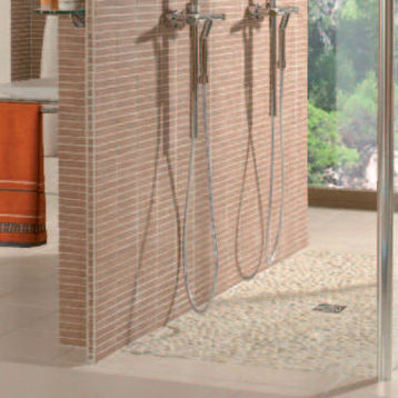 Mosaïque en pierre naturelle - PM-0001 - BÄRWOLF - texturée / de salle de bain / de sol