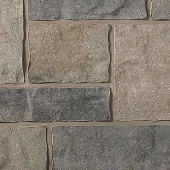 Parement en béton - VIVACE : COBBLESTONE - brampton brick - extérieur / texturé / aspect pierre