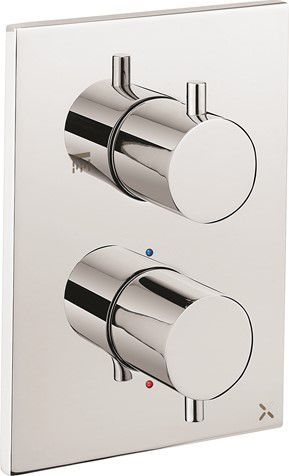 Mitigeur de douche - MPRO CROSSBOX 1 - Crosswater - mural / thermostatique / en métal chromé