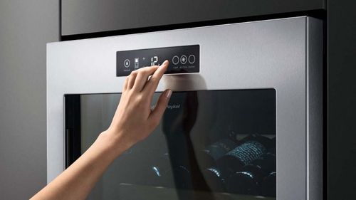 Cave à vin encastrable - RF106RDWX1 - Fisher & Paykel - en inox / électrique