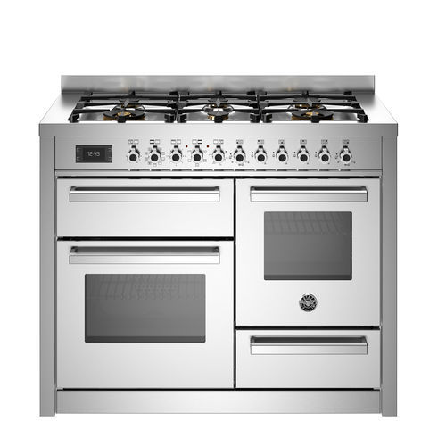 Cuisinière à gaz - PRO116L3EXT - Bertazzoni - électrique / professionnelle / 6 foyers