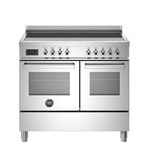 Cuisinière à induction - PRO105I2EXT - Bertazzoni - professionnelle / 5 foyers / 2 fours