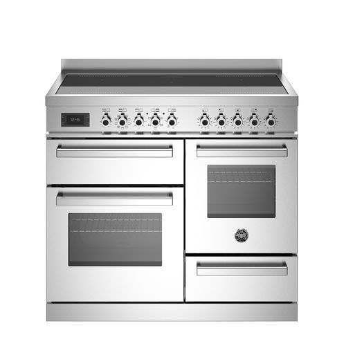 Cuisinière à induction - PRO105I3EXT - Bertazzoni - professionnelle / 5 brûleurs / 3 fours