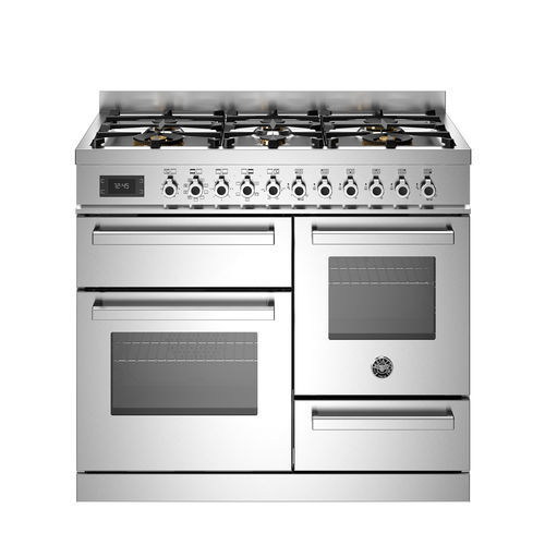 Cuisinière à gaz - PRO106L3EXT - Bertazzoni - électrique / professionnelle / 6 brûleurs