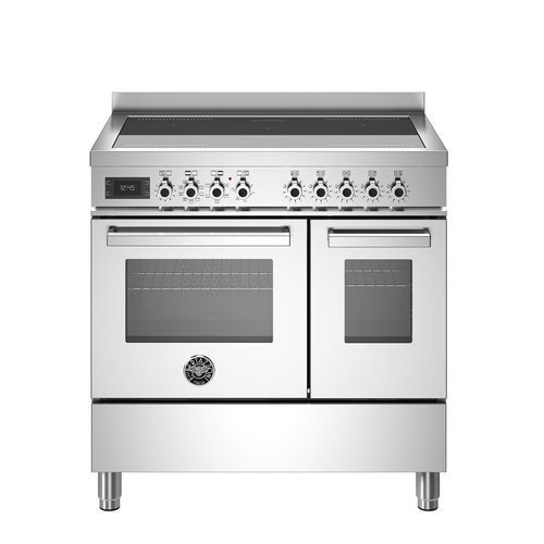 Cuisinière à induction - PRO95I2EXT - Bertazzoni - professionnelle / 5 foyers / 2 fours