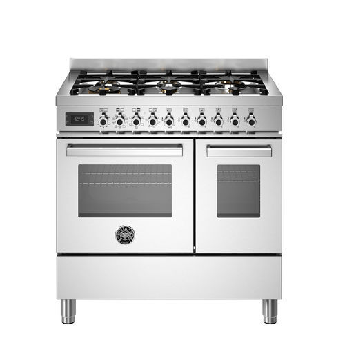 Cuisinière à gaz - PRO96L2EXT - Bertazzoni - électrique / professionnelle / 6 foyers