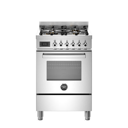Cuisinière à gaz - PRO64L1EXT - Bertazzoni - électrique / professionnelle / 4 foyers