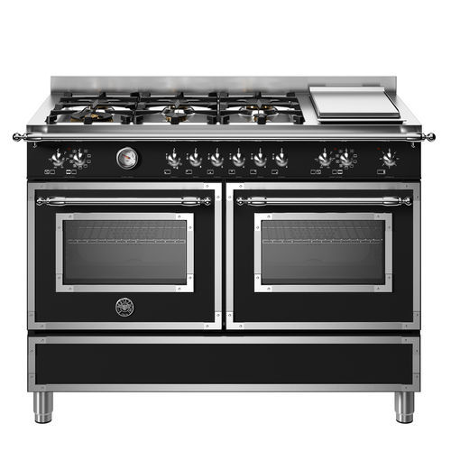 Cuisinière à gaz - HER126G2ENET - Bertazzoni - électrique / 6 foyers / 2 fours