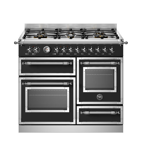 Cuisinière à gaz - HER106L3ENET - Bertazzoni - électrique / 6 foyers / 3 fours