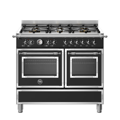 Cuisinière à gaz - HER106L2ENET - Bertazzoni - électrique / 6 foyers / 2 fours