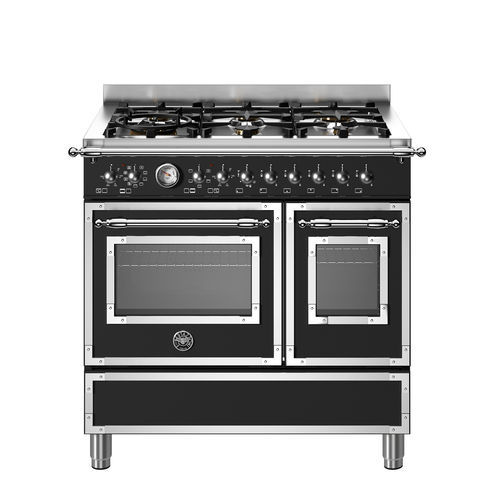 Cuisinière à gaz - HER96L2ENET - Bertazzoni - électrique / 6 foyers / 2 fours
