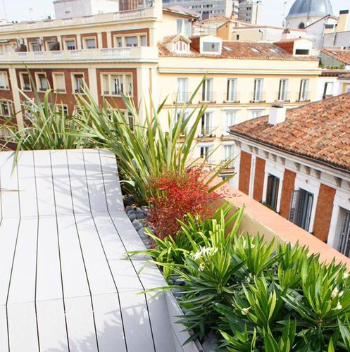Lame de terrasse en composite - Chromatic - TARIMATEC - en polymère / aspect bois / clipsable