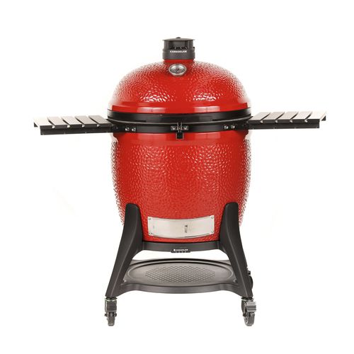 Gril à charbon - BIG JOE™ - SERIES III - Kamado Joe - en îlot / professionnel / en acier inox