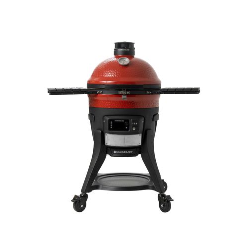Barbecue à charbon - KONNECTED JOE™ - Kamado Joe - sur roulettes / sur pied / en acier inoxydable