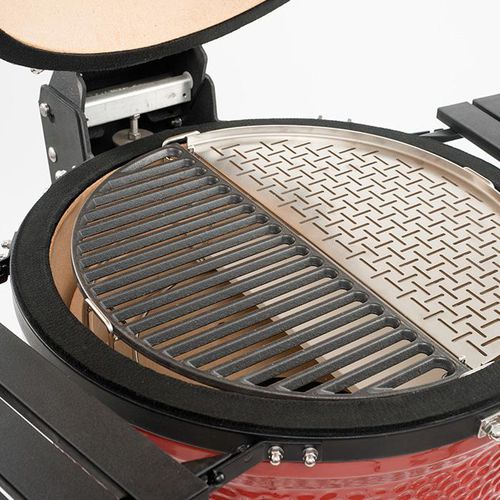 Gril à charbon - HALF-MOON CAST IRON - Kamado Joe - sur plan / professionnel