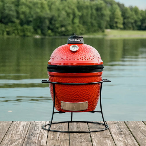 Barbecue à charbon - JOE JR™  - Kamado Joe - transportable / en acier inoxydable / en fonte