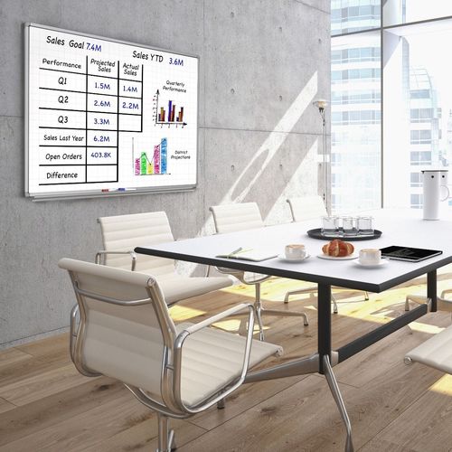 Tableau magnétique - WB4836LB - Luxor - mural / en acier peint / pour bureau