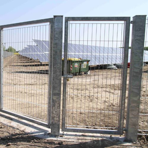 Clôture grillagée - OPEN - Grigliati Baldassar S.r.l. - pour chantier / en métal