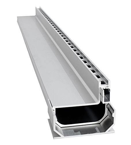 Caniveau à fente latérale - DRAIN-TECH  - Grigliati Baldassar S.r.l. - grille en aluminium / pour parking / pour gouttière
