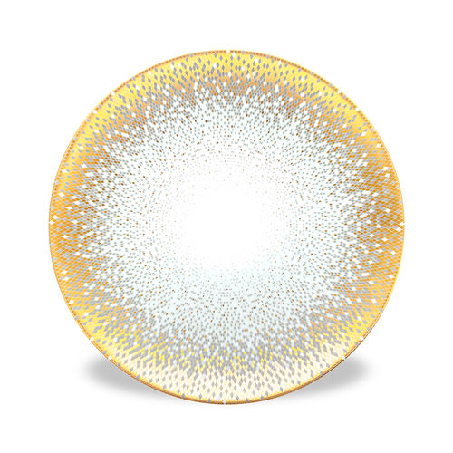 Assiette plate - SOUFFLE D'OR - HAVILAND - de service / à dîner / creuse