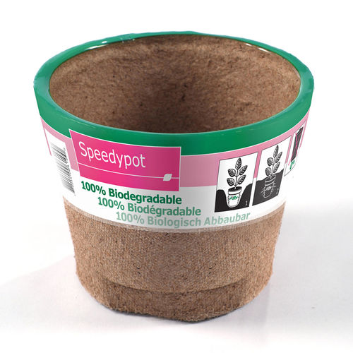 Pot de jardin en fibre de bois - SPEEDYPOT - JIFFY - rond / résidentiel