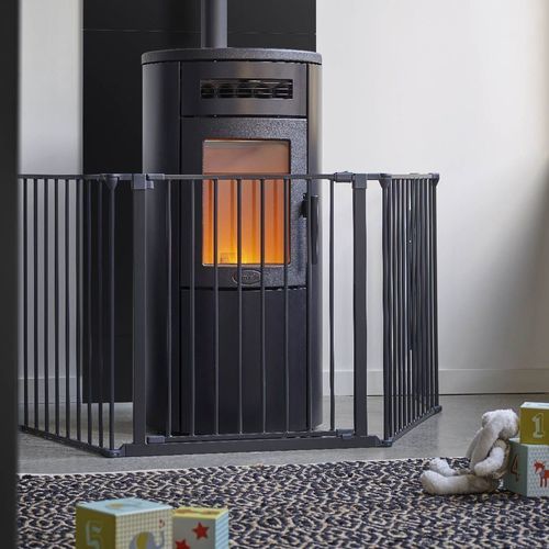 Pare-feu en acier - INT&Eacute;GRALE - dixneuf - pour poêle / pour enfant
