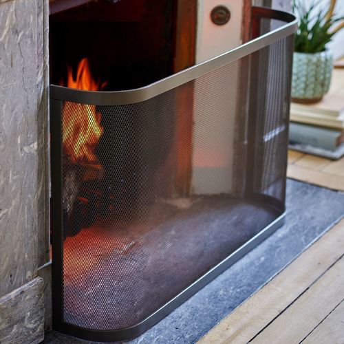 Pare-feu en acier - MANTILLE - dixneuf - pour cheminée