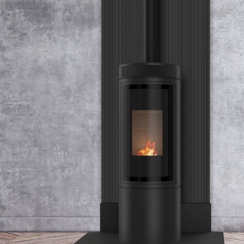 Bouclier thermique en acier - LINEAL - dixneuf - de protection / pour poêle