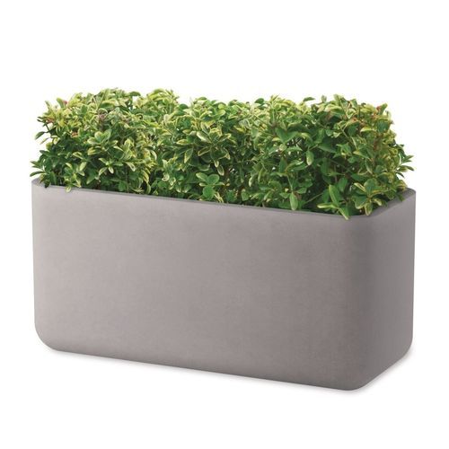Jardinière en béton - AINA   - SAS PREFABRICADOS DE HORMIGON SA - rectangulaire / contemporaine / grise