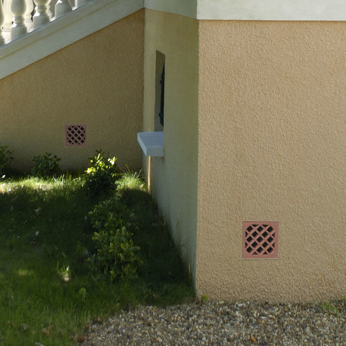 Grille de ventilation en pierre reconstituée - ASP Series - SAS PREFABRICADOS DE HORMIGON SA - carrée / d'extérieur / professionnelle