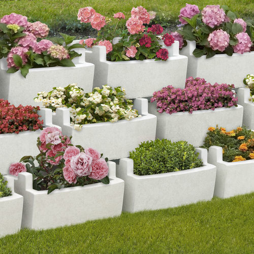 Jardinière en béton - TALÚS - SAS PREFABRICADOS DE HORMIGON SA - rectangulaire / modulable / contemporaine