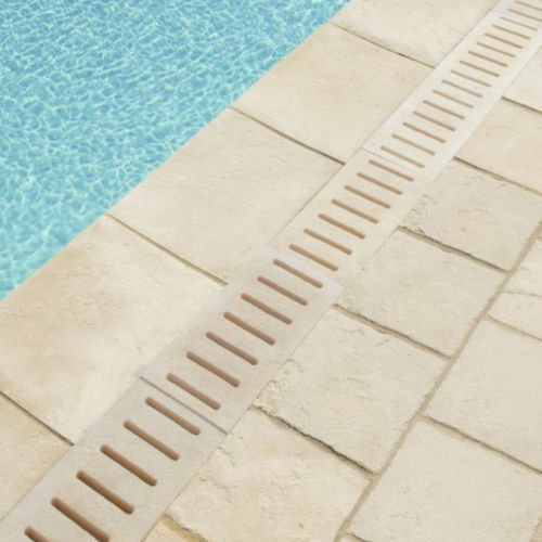 Grille de drainage en béton - DOMUS - SAS PREFABRICADOS DE HORMIGON SA - pour piscine