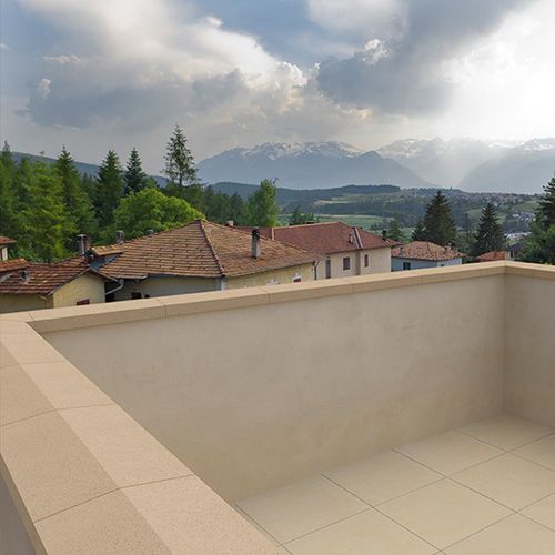 Chaperon de mur en béton - CUAL Series  - SAS PREFABRICADOS DE HORMIGON SA - double pente