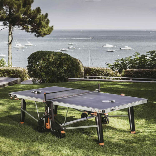 Table de ping-pong haute performance - 600X  - Cornilleau - d'extérieur / contemporaine / résidentielle