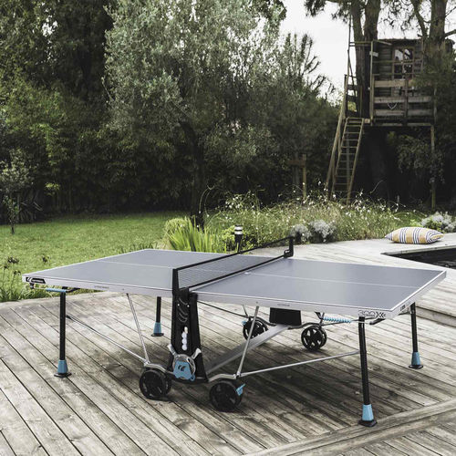 Table de ping-pong d'extérieur - 300X SPORT  - Cornilleau - contemporaine / résidentielle / pour espace public