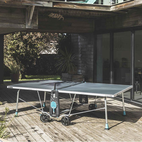 Table de ping-pong d'extérieur - 200X SPORT   - Cornilleau - contemporaine / résidentielle / pour espace public