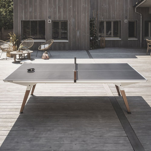 Table de ping-pong d'extérieur - ORIGIN - WHITE - Cornilleau - contemporaine / résidentielle / pour hôtel