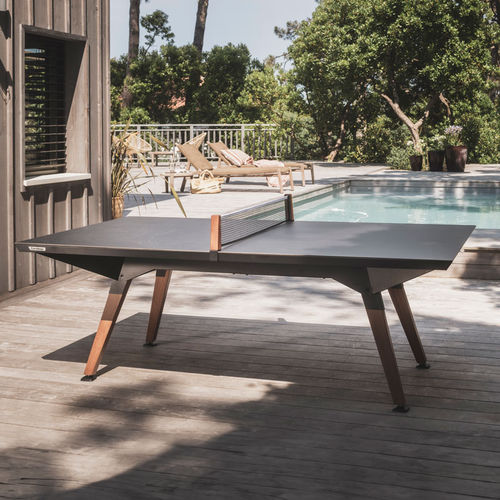 Table de ping-pong d'extérieur - ORIGIN - MEDIUM - BLACK  - Cornilleau - contemporaine / résidentielle / pour hôtel