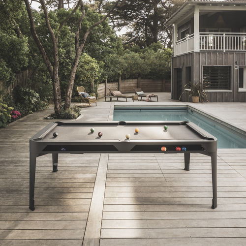 Table de billard d'extérieur - HYPHEN - BLACK - Cornilleau - contemporaine / résidentielle / professionnelle