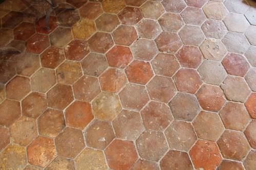 Carrelage en terracotta - 06666 - bca materiaux anciens - poli / d'intérieur / d'extérieur