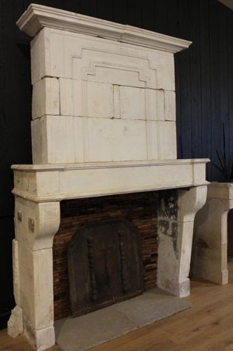 Habillage de cheminée classique - bca materiaux anciens