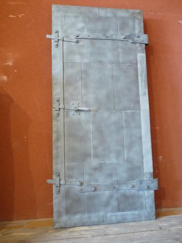 Porte d'entrée - bca materiaux anciens - en bois / battante / pleine