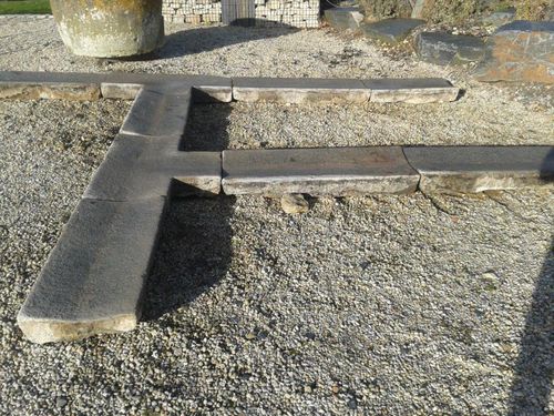 Caniveau à fente centrale - bca materiaux anciens - en pierre / de sol