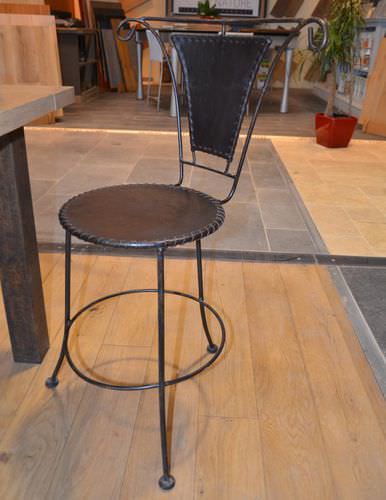 Chaise de jardin classique - bca materiaux anciens - en fer forgé / pliante / résidentielle