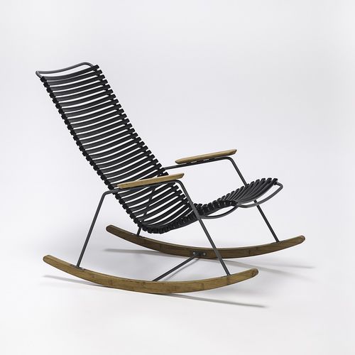 Chaise contemporaine - CLICK - Houe - d'extérieur / en métal / à dossier haut