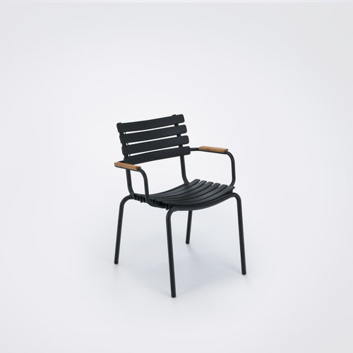 Chaise contemporaine - CLIPS - Houe - d'extérieur / en bambou / en plastique