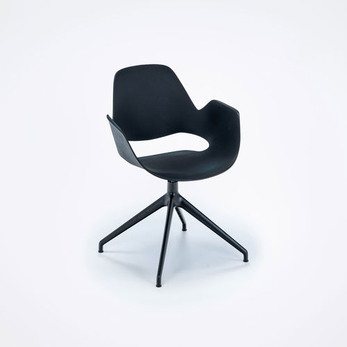 Chaise contemporaine - FALK  - Houe - d'intérieur / en plastique / avec piètement en bois