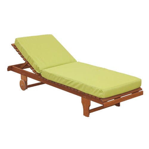 Bain de soleil contemporain - PACIFIC 600 SUN LOUNGER - Woodline Shade Solutions - en bois / de jardin / à roulettes