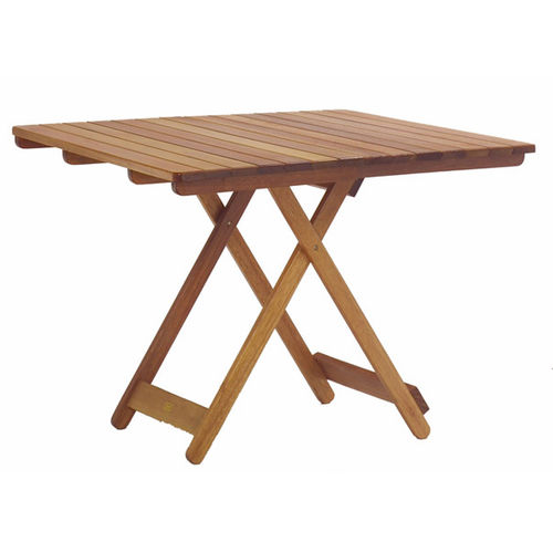 Table contemporaine - TAMBOTIE TABLE - Woodline Shade Solutions - en bois / rectangulaire / pliante
